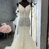 Sparkly Beaded Mermaid Wedding Dress for Bride
