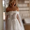Strapless Sheer Tulle Wedding