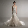 Sparkly Beaded Mermaid Wedding Dress for Bride