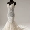 Sparkly Beaded Mermaid Wedding Dress for Bride