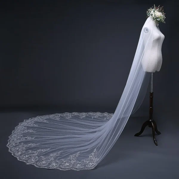 Cathedral Lace Wedding Veil