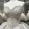 Opulent Sweetheart Beaded Satin Bridal Gown