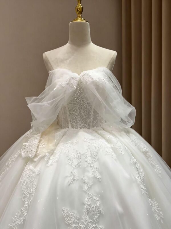 Luxury Whimsical Tulle Ball Gown