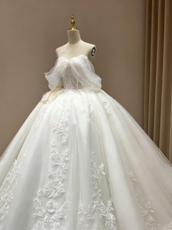 Luxury Whimsical Tulle Ball Gown