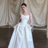 Minimalist Satin Sweetheart Ball Gown