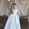 Minimalist Satin Sweetheart Ball Gown