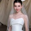 Minimalist Satin Sweetheart Ball Gown