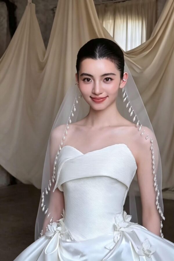 Minimalist Satin Sweetheart Ball Gown