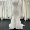 Luxury Sparkly Lace Mermaid Wedding Dress
