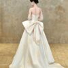 Strapless Lace Satin Wedding Dress