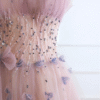 Dusty Pink Butterfly Tulle Sweet 16 Dress Corset Fairy Ball Gown