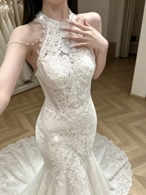 Luxury Lace Mermaid Wedding Dress