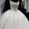 Luxury Sparkly Crystal Ball Gown - Beaded Wedding Dress