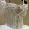 Off-Shoulder Shimmering Tulle Wedding Dress