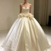 Lace Corset Satin Wedding Dress