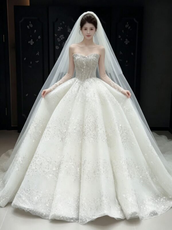 Sparkly Glitter Ball Gown