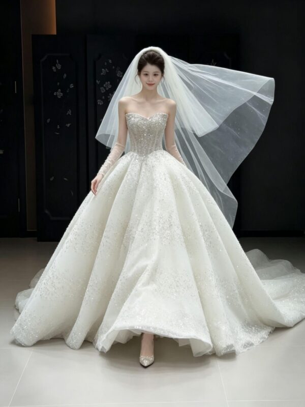 Sparkly Glitter Ball Gown