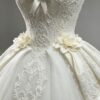 Detached Sleeve Lace Wedding Dress