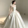 Pearl Beaded Wedding Dress